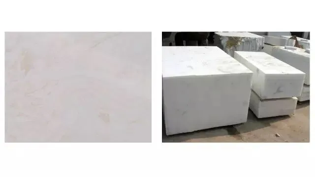 pure white marble