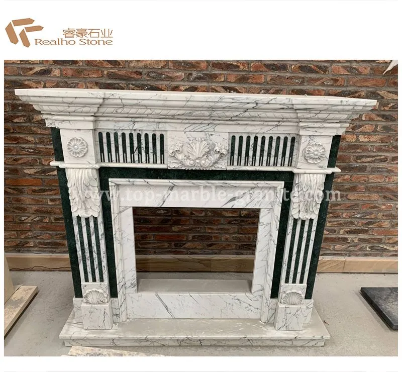 Volakas Marble Fireplace