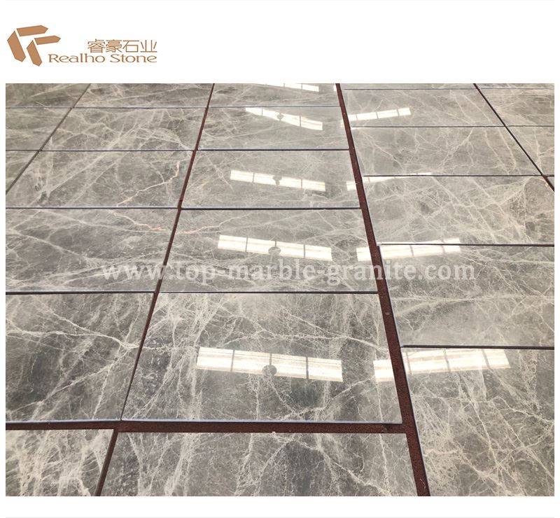 Gray marble tile