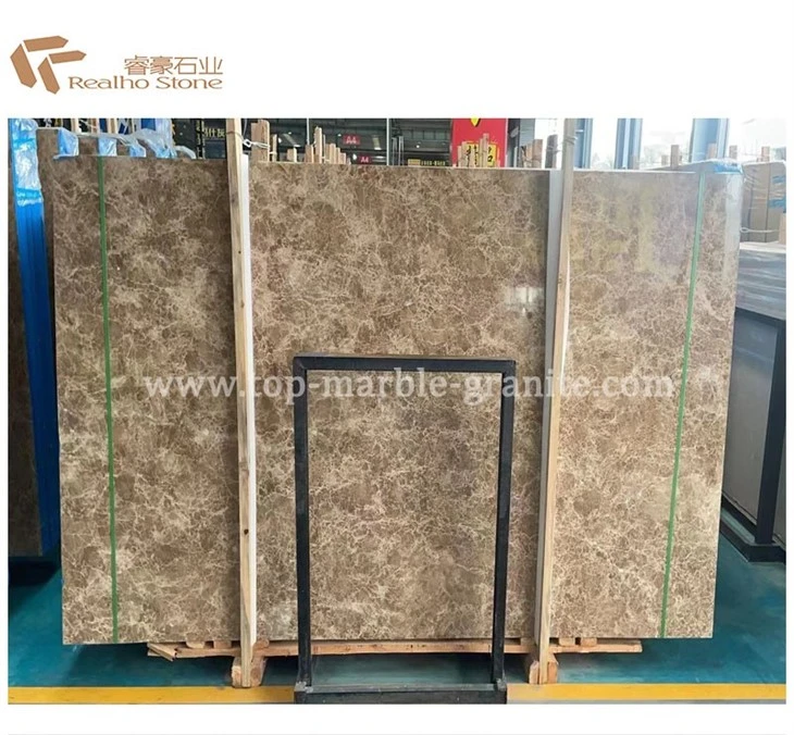Natural Dark Emperador Marble Tile Slab