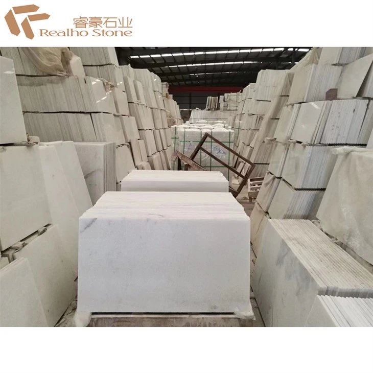 Domestic crystal white marble