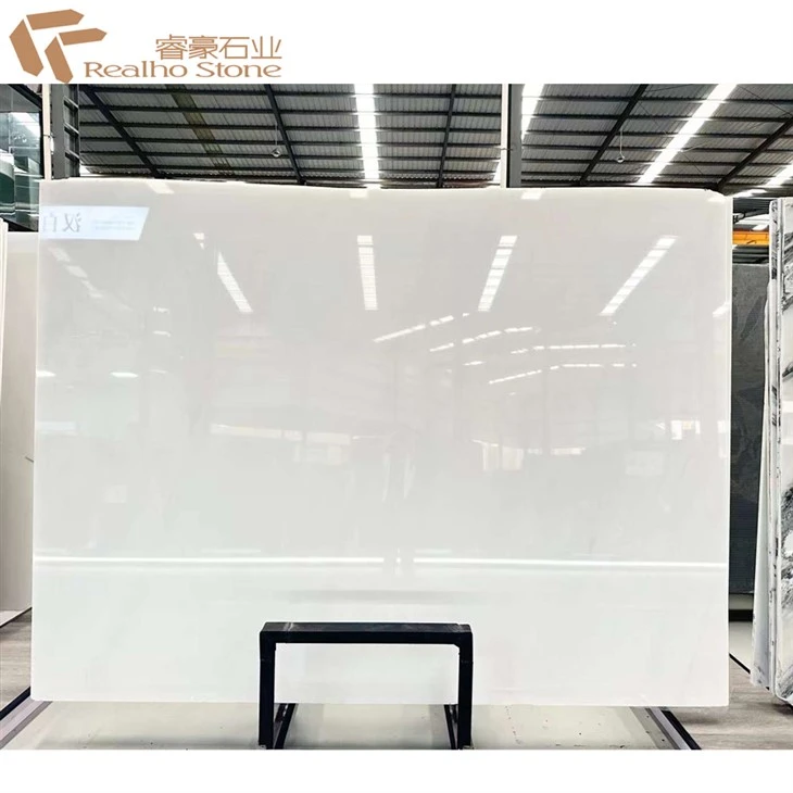 China Domolite White Marble Slab