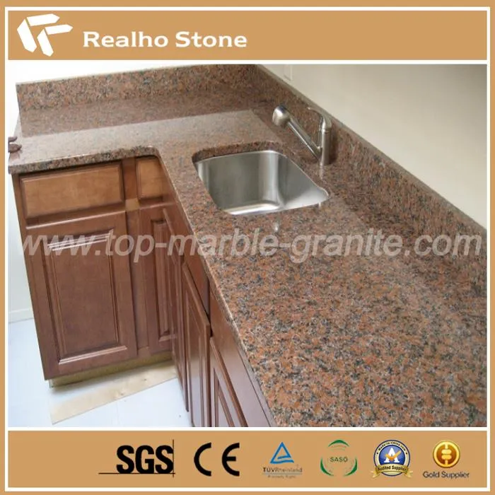 Chinese Maple Red G562 Granite Slabs 