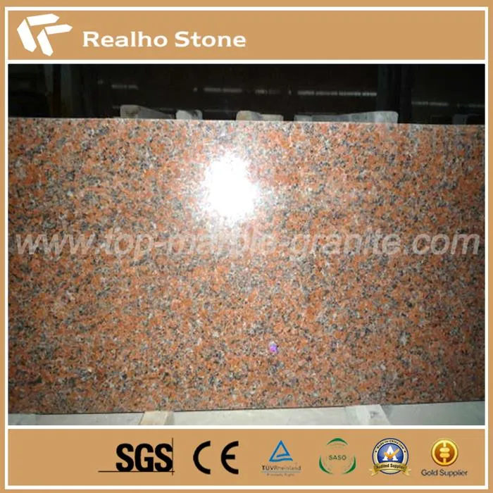 Chinese Maple Red G562 Granite Slabs 
