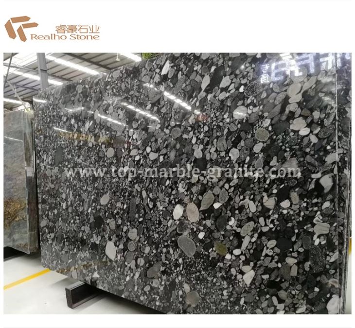 Brazil Black Marinace Granite Slab