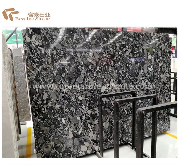 Brazil Black Marinace Granite Slab