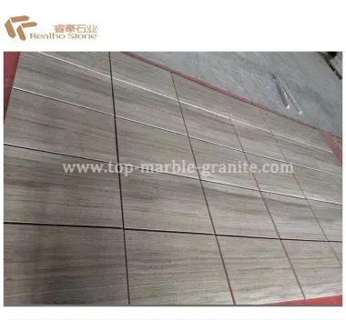 Piastrelle di marmo grigio legno