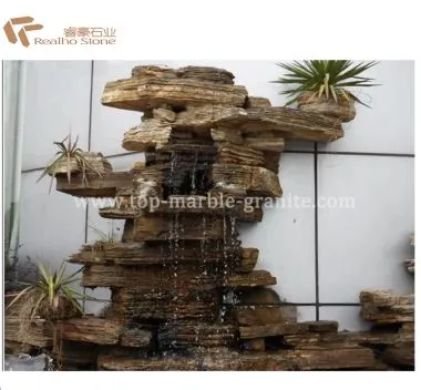 Fontane artificiali falso pietra per giardino