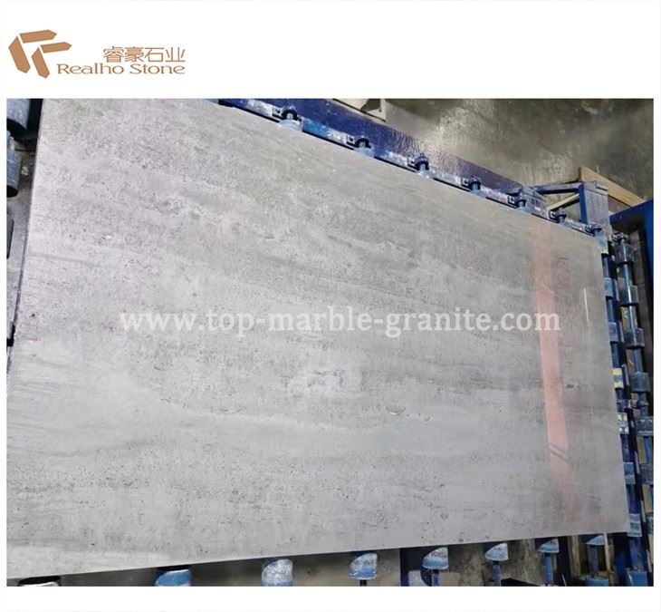 Piastrelle per pavimenti in marmo grigio chiaro