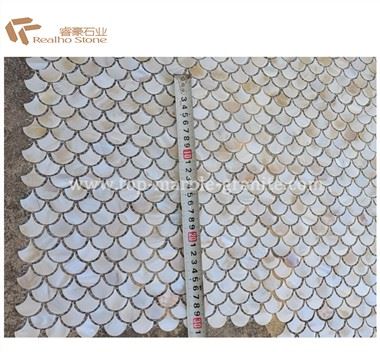 Tessere Di Mosaico Di Laminato Foglio Di Conchiglia Di Fiume